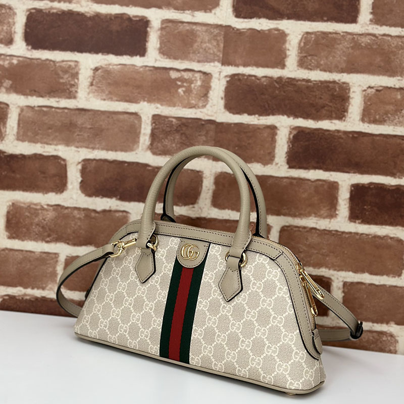 グッチ バッグ 未使用品 GUCCI レディース オフィディア スモール トップハンドルバッグ 795249 96IWG 9682 ベージュ ハンドバッグ レディース 本革 - 画像 (9)