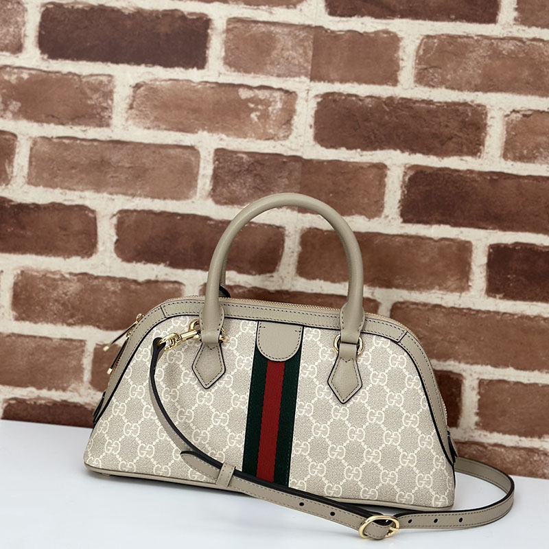 グッチ バッグ 未使用品 GUCCI レディース オフィディア スモール トップハンドルバッグ 795249 96IWG 9682 ベージュ ハンドバッグ レディース 本革 - 画像 (8)