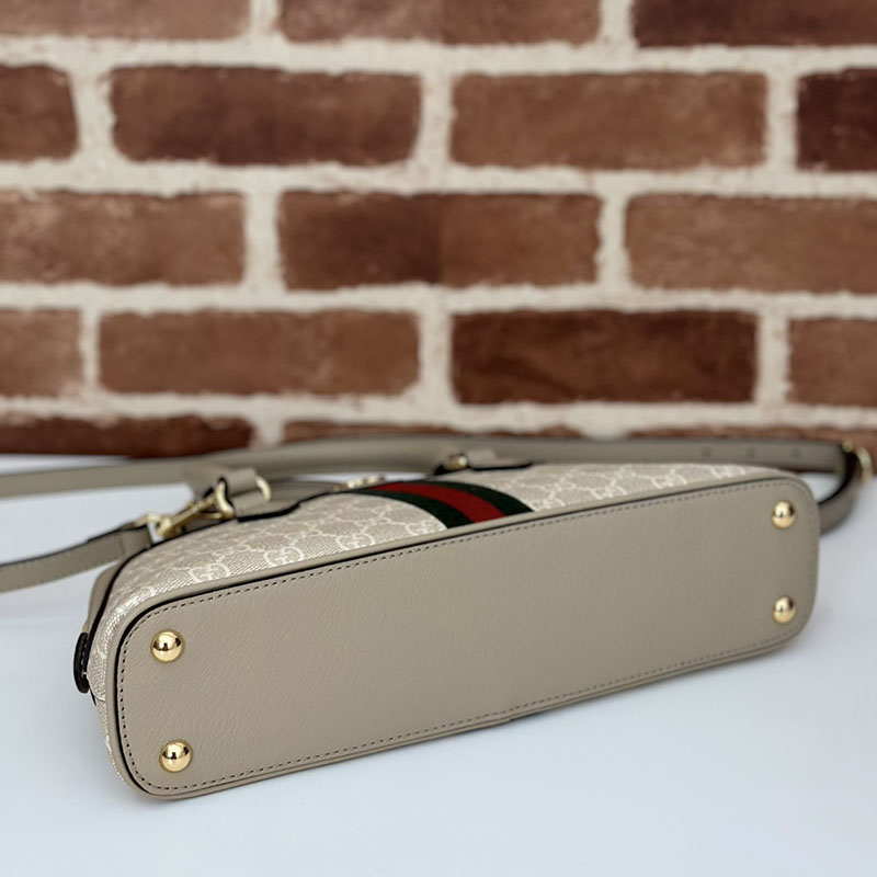 グッチ バッグ 未使用品 GUCCI レディース オフィディア スモール トップハンドルバッグ 795249 96IWG 9682 ベージュ ハンドバッグ レディース 本革 - 画像 (7)