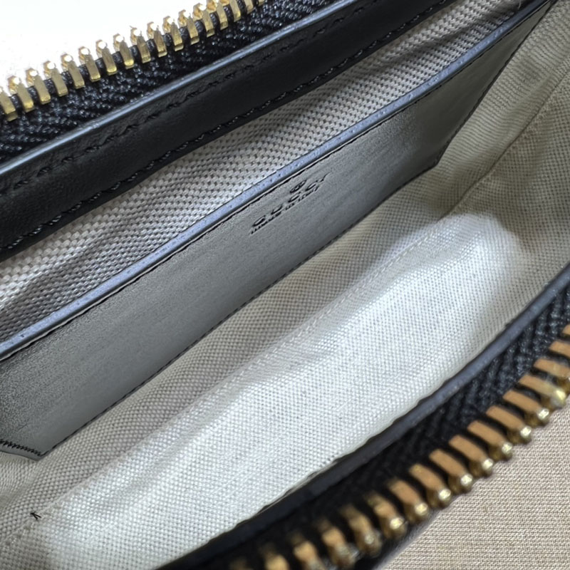 グッチ バッグ 未使用品 GUCCI レディース GGマトラッセ レザー ハンドバッグ 735049 UM8HG 1046 ブラック ハンドバッグ レディース 本革 - 画像 (2)