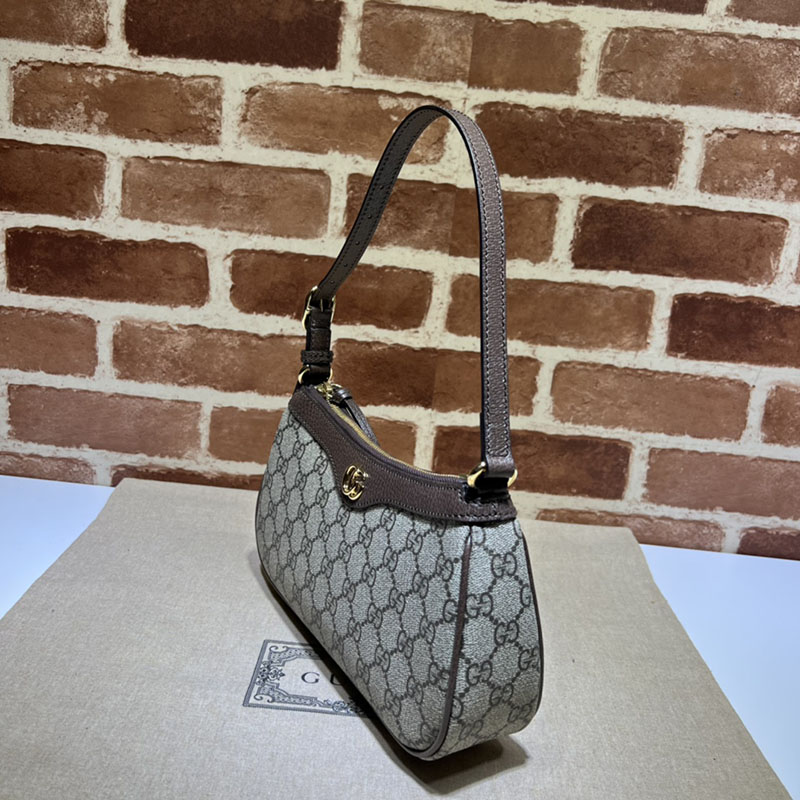 グッチ バッグ 未使用品 GUCCI オフィディア スモール ショルダーバッグ 735145 KAAAD 8358 ベージュ×エボニー gucci オフィディア 口コミ - 画像 (6)