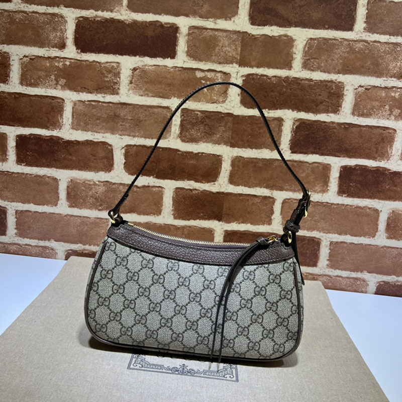 グッチ バッグ 未使用品 GUCCI オフィディア スモール ショルダーバッグ 735145 KAAAD 8358 ベージュ×エボニー gucci オフィディア 口コミ - 画像 (5)