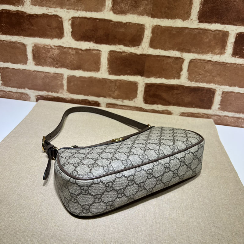 グッチ バッグ 未使用品 GUCCI オフィディア スモール ショルダーバッグ 735145 KAAAD 8358 ベージュ×エボニー gucci オフィディア 口コミ - 画像 (4)