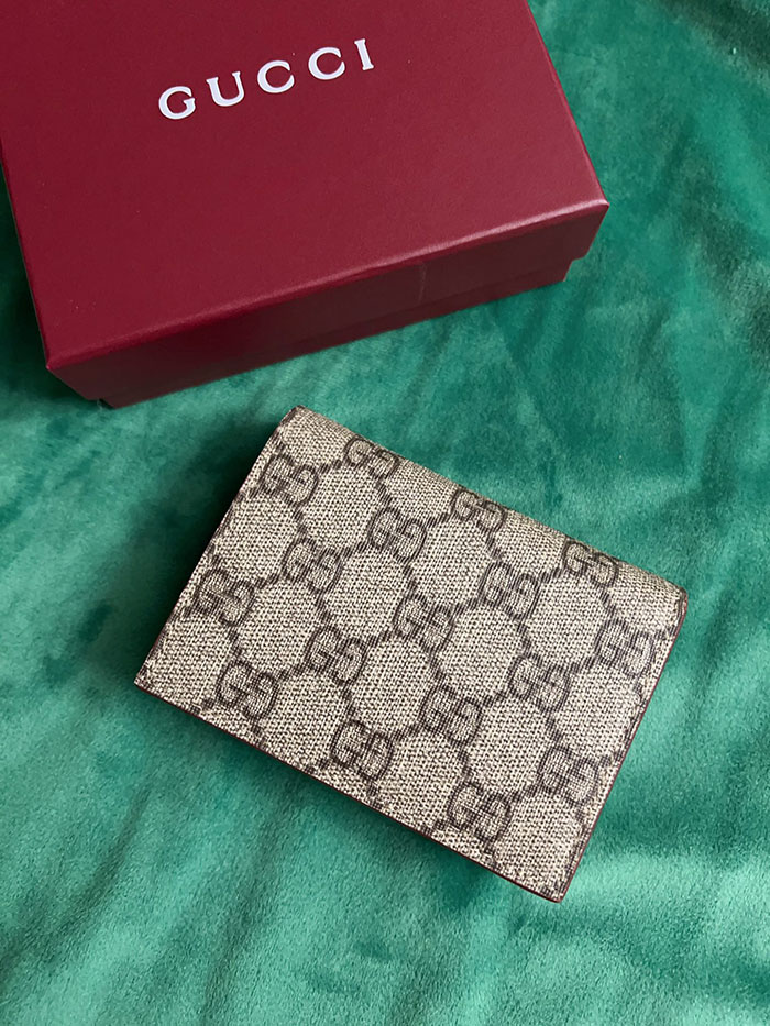 グッチ オウル(ふくろう) ディテール付き GG ミニウォレット 818767 FAEC3 8570 ベージュ&マルチカラー グッチ 財布 二つ折り安い - 画像 (8)