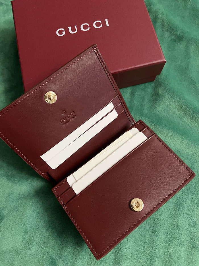 グッチ ドッグ ディテール GG ミニウォレット 818767 FAEEQ 8561 ベージュ&ダークブラウン グッチ 財布 二つ折り安い - 画像 (8)
