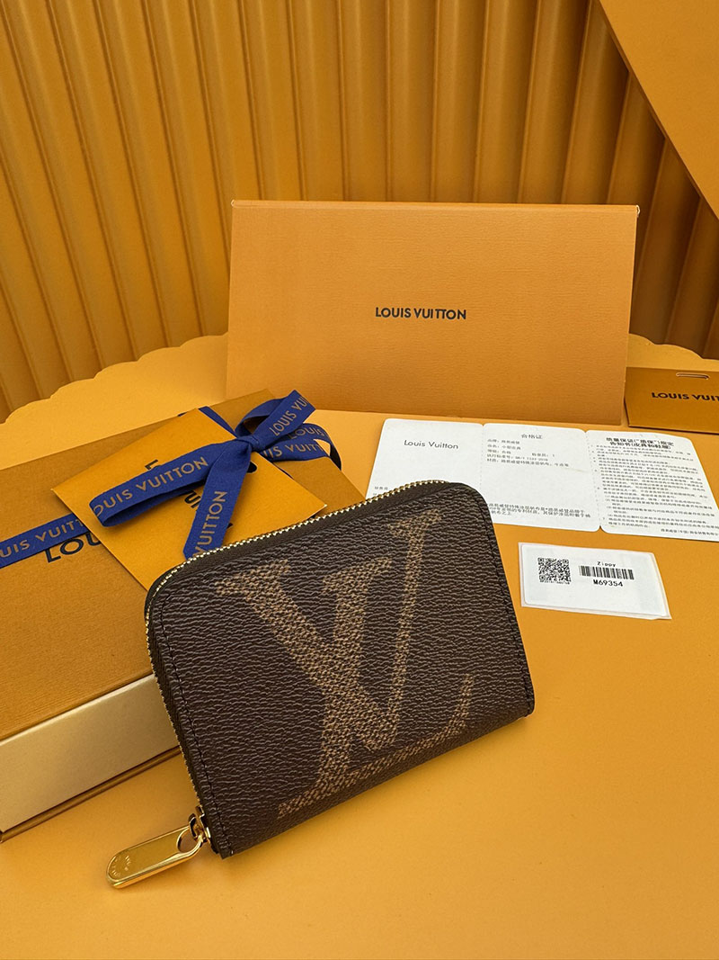 ルイヴィトン ジッピーコインパース モノグラムジャイアント リバース M69354 RFID モノグラム ブラウン ヴィトン小銭入れランキング - 画像 (9)
