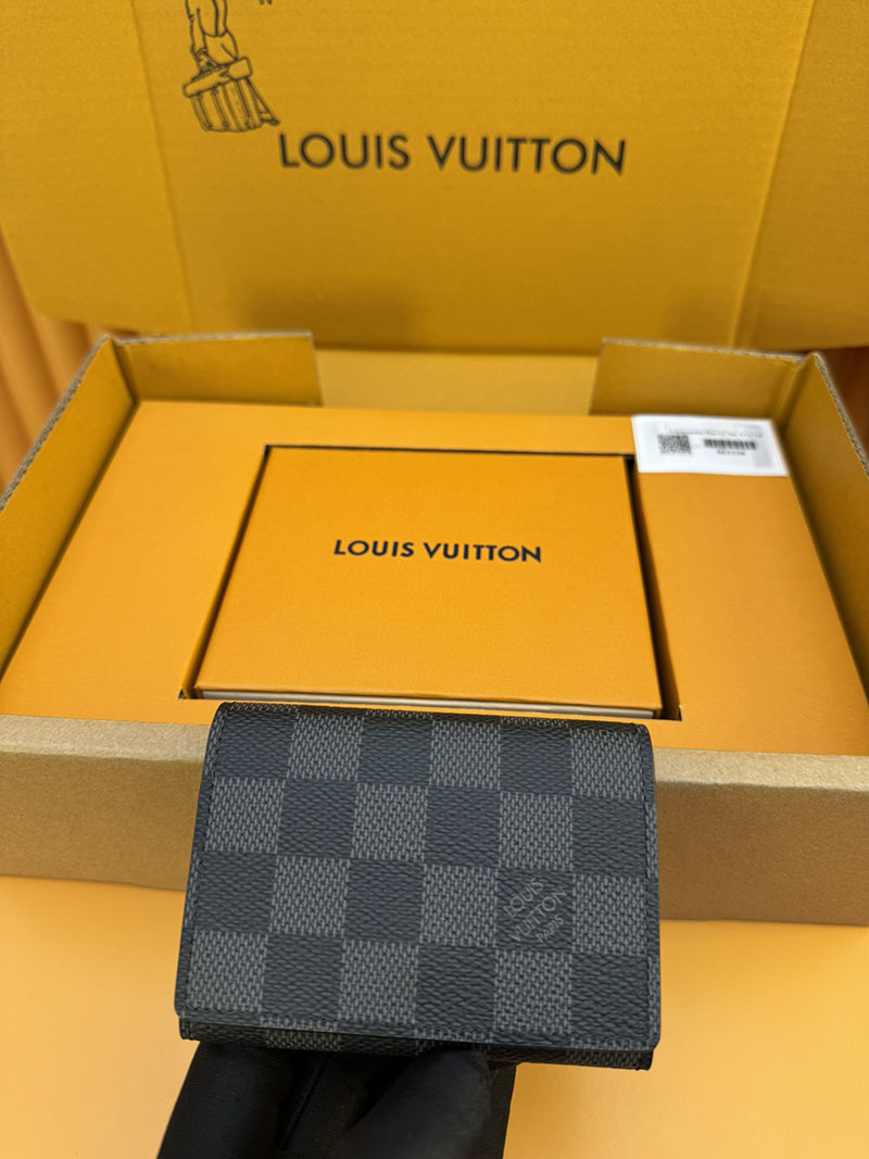 安い ルイヴィトン カードケース アンヴェロップ・カルト ドゥ ヴィジット N63338 RFID ブラック ヴィトン カードケース 財布代わり - 画像 (8)