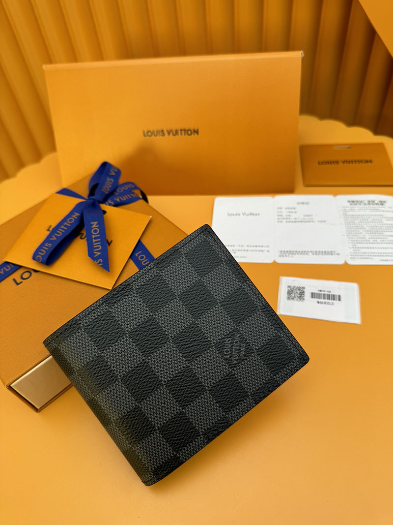 並行輸入品 ルイヴィトン ポルトフォイユ・アメリゴ NM N60053 RFID ダミエ ブラック ルイヴィトン 財布 メンズ - 画像 (9)