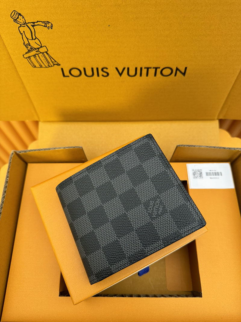 並行輸入品 ルイヴィトン ポルトフォイユ・アメリゴ NM N60053 RFID ダミエ ブラック ルイヴィトン 財布 メンズ - 画像 (8)
