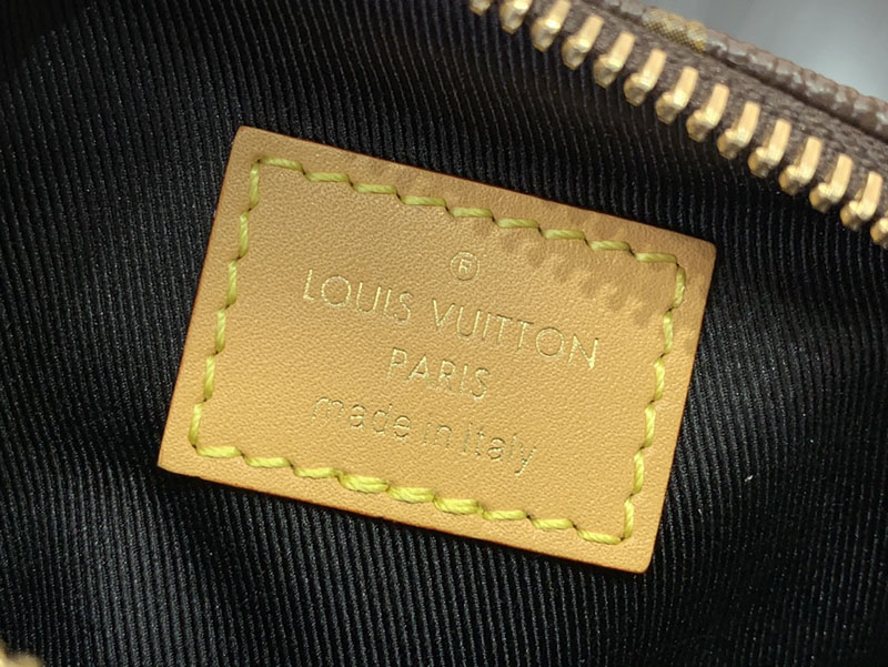 ルイヴィトン プーチ・バッグ ブラウン M12617 モノグラム ゴールド金具 Vuitton ルイヴィトン 小物入れ メンズ - 画像 (4)