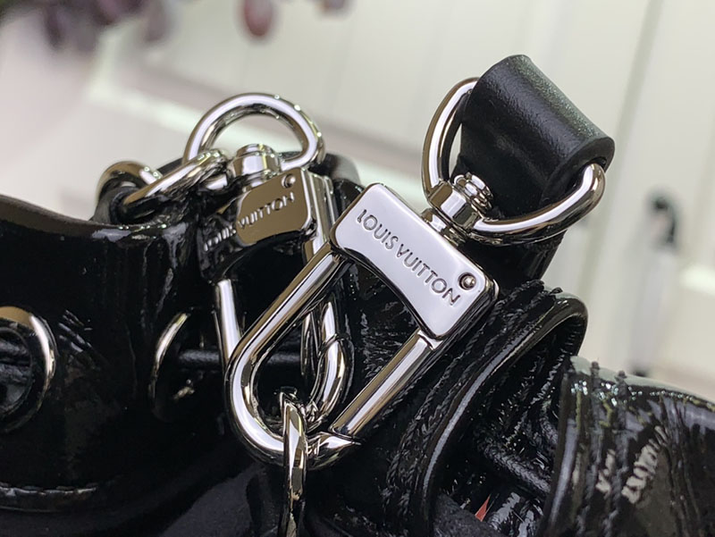 ルイヴィトン ノエ トランク ブラック M13484 ラムレザー シルバー金具 ルイヴィトン バケツ 定価 - 画像 (5)