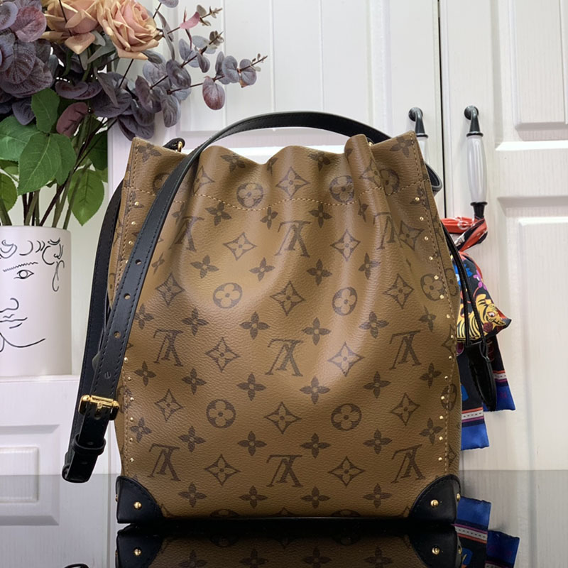 ルイヴィトン ノエ トランク モノグラム・リバース M13324 モノグラム ゴールド金具 ルイヴィトン バケツ 定価 - 画像 (8)