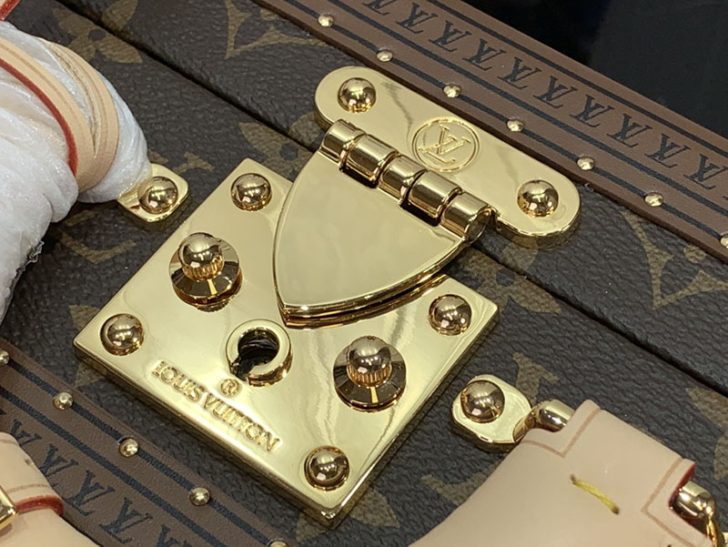 ルイヴィトン プティット・ヴァリーズ ブラウン M20468 モノグラム ゴールド金具 ルイヴィトン 箱 本物 - 画像 (5)
