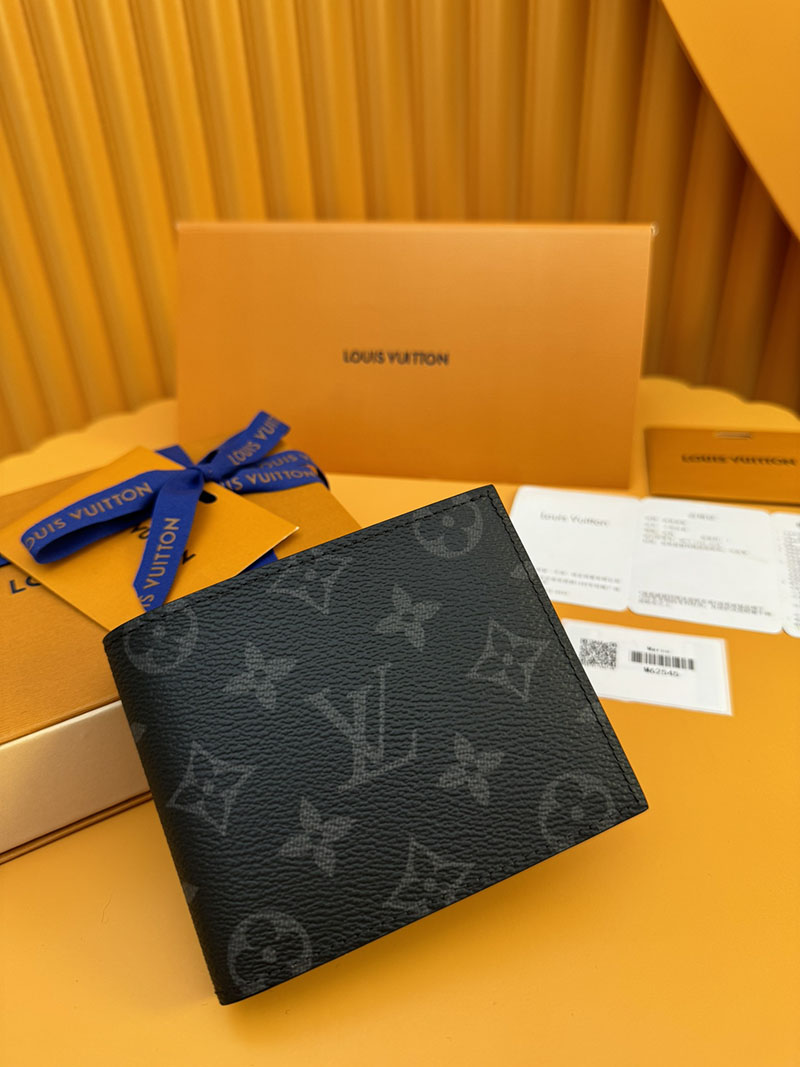 並行輸入品 ルイヴィトン ポルトフォイユ・マルコ NM M62545 RFID モノグラム ブラック 財布 メンズ 二つ折り 小銭入れあり - 画像 (9)