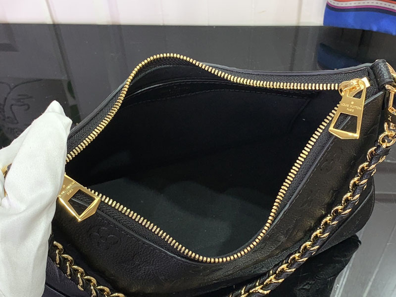 ルイヴィトン ブーローニュ NM ブラック M12930 レザー ゴールド金具 ヴィトン ブローニュ 人気 - 画像 (3)