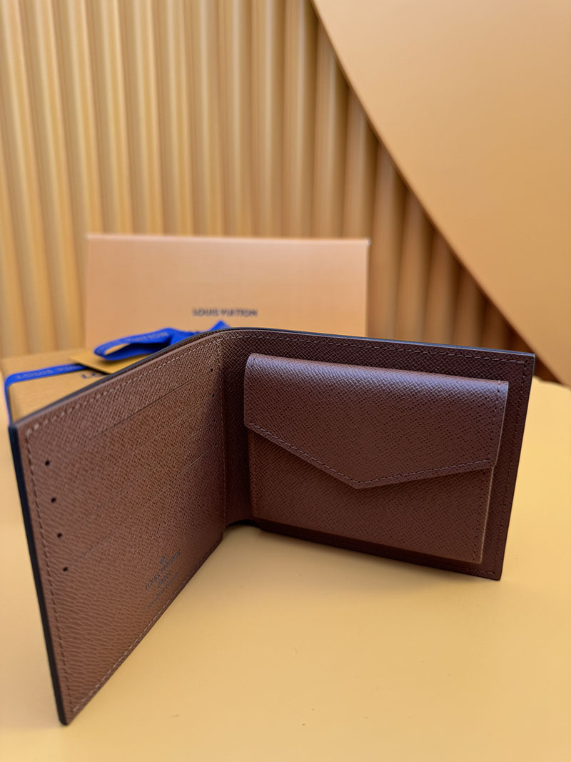 並行輸入品 ルイヴィトン ポルトフォイユ・マルコ NM M62288 RFID モノグラム ブラウン 財布 メンズ 二つ折り 小銭入れあり - 画像 (3)