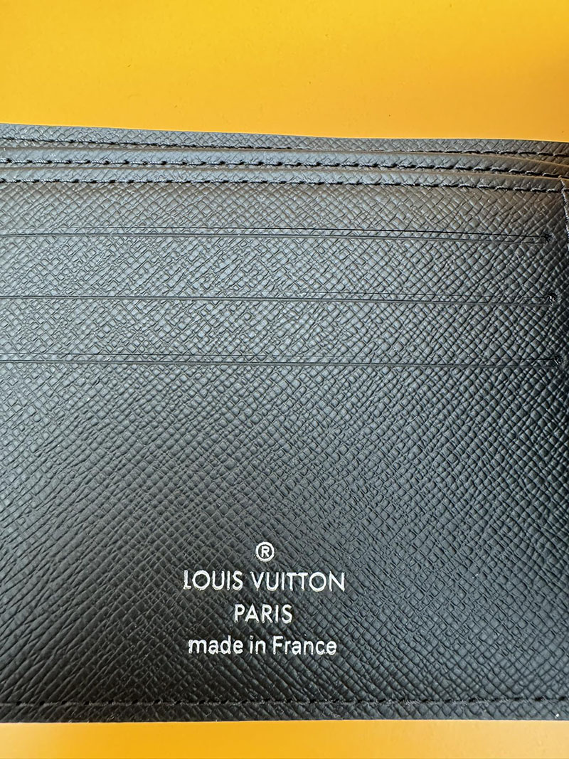 並行輸入品 ルイヴィトン ポルトフォイユ・ミュルティプル N62663 RFID ダミエ ブラック 財布 メンズ 二つ折り 小銭入れあり - 画像 (3)