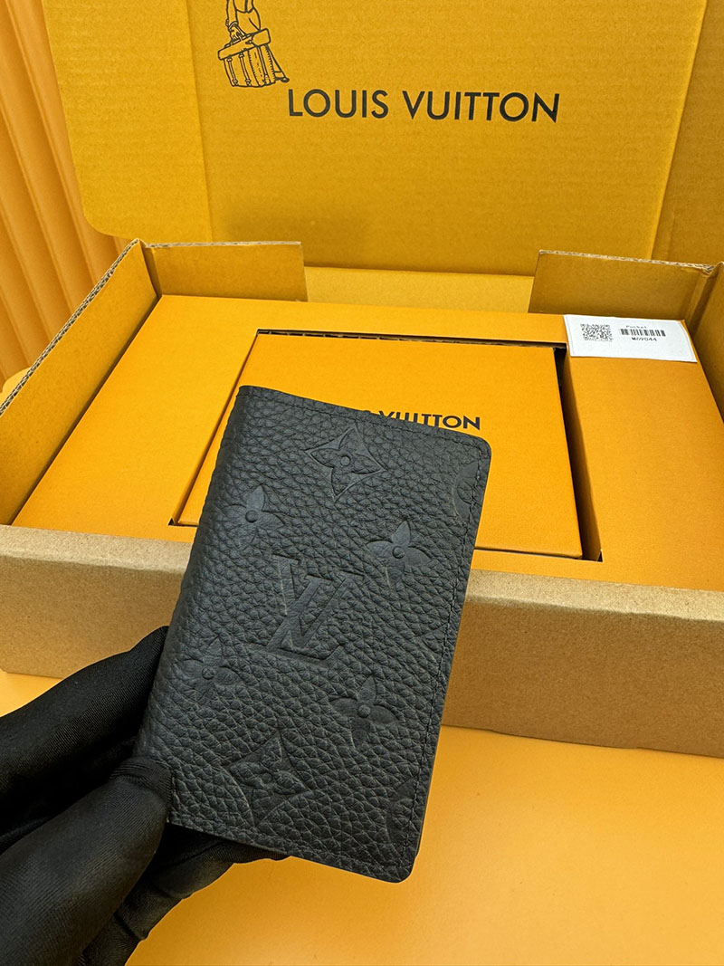 並行輸入品 ルイヴィトン カードケース オーガナイザー・ドゥ ポッシュ M69044 RFID トリヨンレザー ブラック カードケース 財布代わり 小銭 - 画像 (8)