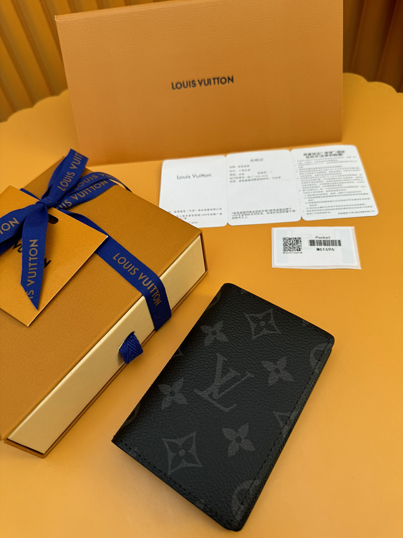 並行輸入品 ルイヴィトン カードケース オーガナイザー・ドゥ ポッシュ M61696 RFID モノグラム ブラック カードケース 財布代わり メンズ - 画像 (8)
