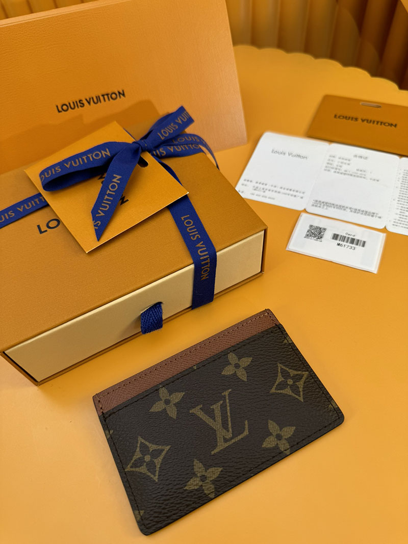 並行輸入品 ルイヴィトン カードケース ポルト カルト・サーンプル M61733 RFID モノグラム ブラウン lv カードケース 薄型 人気 - 画像 (8)