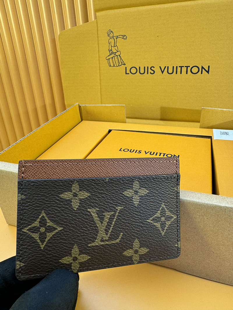 並行輸入品 ルイヴィトン カードケース ポルト カルト・サーンプル M61733 RFID モノグラム ブラウン lv カードケース 薄型 人気 - 画像 (6)