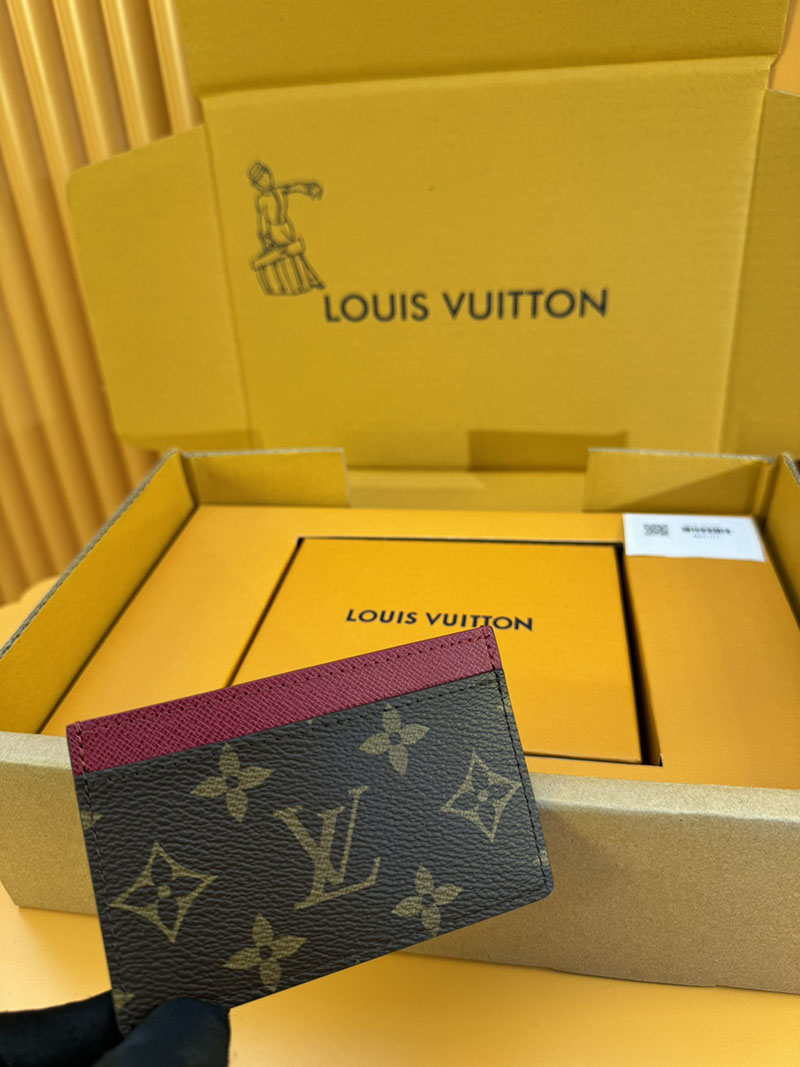 並行輸入品 ルイヴィトン カードケース ポルト カルト・サーンプル M60703 RFID モノグラム フューシャ lv カードケース 薄型 人気 - 画像 (6)