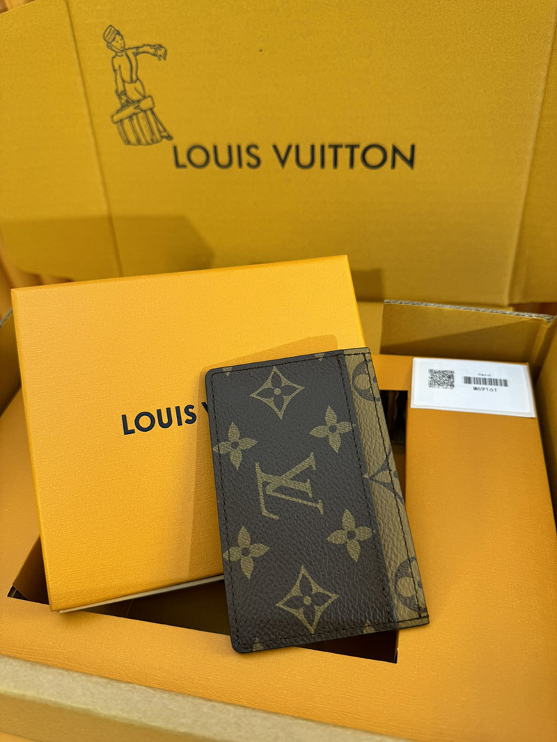並行輸入品 ルイヴィトン カードケース ポルト カルト・サーンプル M69161 RFID モノグラム ブラウン lv カードケース 薄型 人気 - 画像 (2)