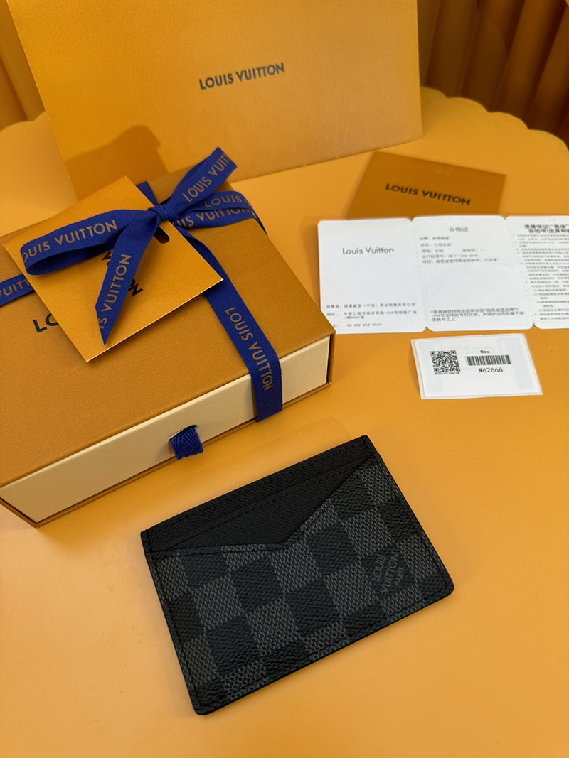 並行輸入品 ルイヴィトン カードケース ネオ・ポルト カルト N62666 RFID ダミエ ブラック ヴィトン カードケース 使い方 - 画像 (9)