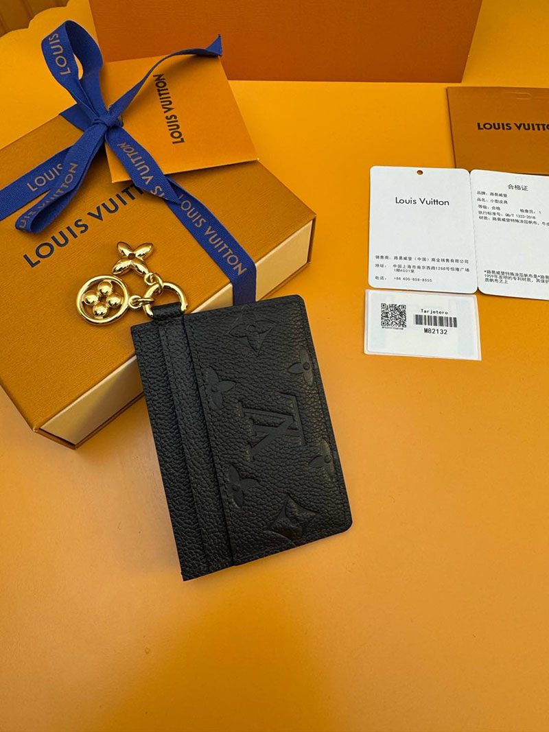 並行輸入品 ルイヴィトン カードケース ポルト カルト・LV チャーム M82132 RFID モノグラム ブラック ヴィトン カードケース 使い方 - 画像 (7)