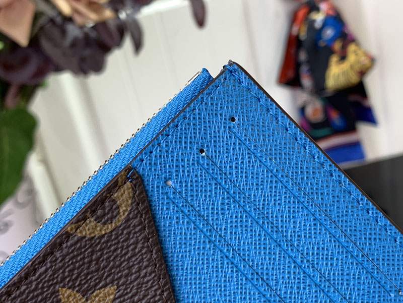 ルイヴィトン カードケース ポルト カルト・ロミー ガストン ブルー M12382 キャンバス カードケース 財布に入る - 画像 (6)