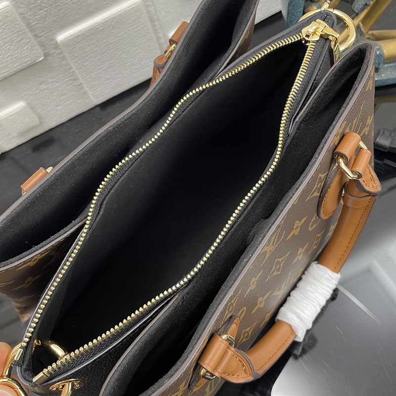 ルイヴィトン モノグラム ヴァンドームBB ブラウン/ブラック M46507 モノグラム ゴールド金具 ルイヴィトン モノグラム バッグ 廃盤 - 画像 (3)