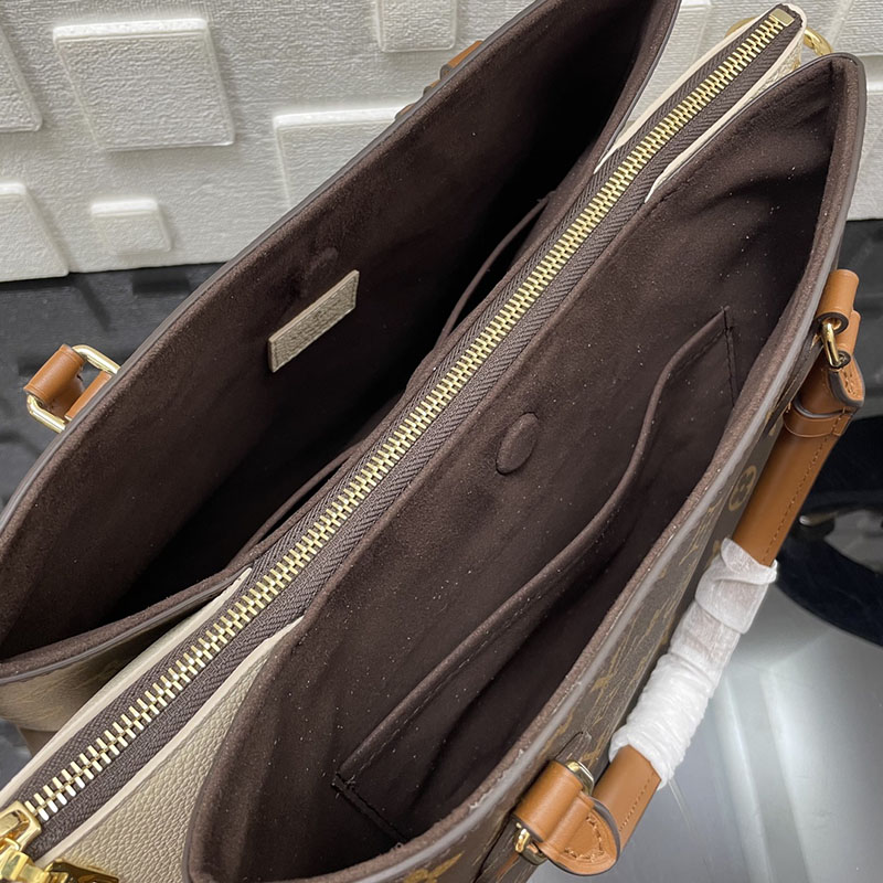 ルイヴィトン モノグラム ヴァンドームBB ブラウン/クレーム M46495 モノグラム ゴールド金具 ルイヴィトン モノグラム バッグ 廃盤 - 画像 (3)