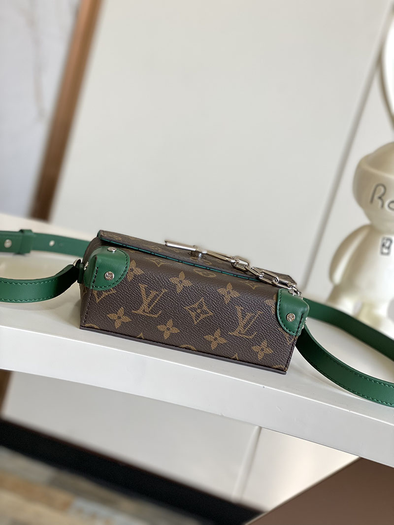 ルイヴィトン スティーマー・ウェアラブル ウォレット ボルネオ グリーン M12808 モノグラム シルバー金具 ルイヴィトン メンズ バッグ 安い - 画像 (7)