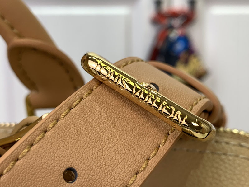 ルイヴィトン キーポル・バンドリエール 25 ベージュ M12627 レザー ゴールド金具 キーポル バンドリエール 25 女性 - 画像 (4)
