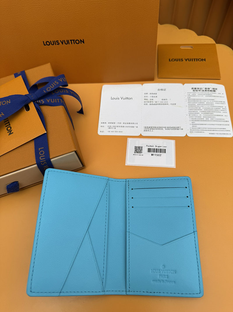激安サイト ルイヴィトン オーガナイザー・ドゥ ポッシュ カードケース M11502 RFID モノグラム ターコイズ スーパーコピー 安全なサイト - 画像 (4)