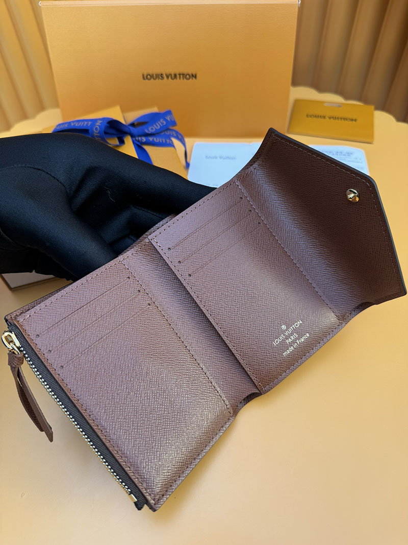 激安サイト ルイヴィトン ポルトフォイユ・ヴィクトリーヌ M62472 RFID モノグラム ブラウン スーパーコピー 財布 代引き - 画像 (3)