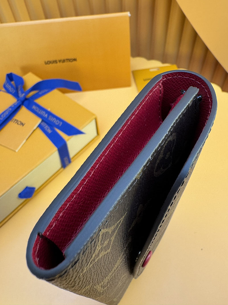 本革 ルイヴィトン ポルトフォイユ・エミリー M60697 RFID モノグラム フューシャ モノグラム ルイヴィトン 長財布 レディース 人気 - 画像 (3)