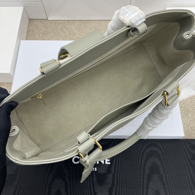 最高級セリーヌスーパーコピー セリーヌバッグコピー ミディアム アポリーヌ バッグ アーモンドグリーン 114963FK6.29AG セリーヌ トートバッグ 新作 2025 - 画像 (2)