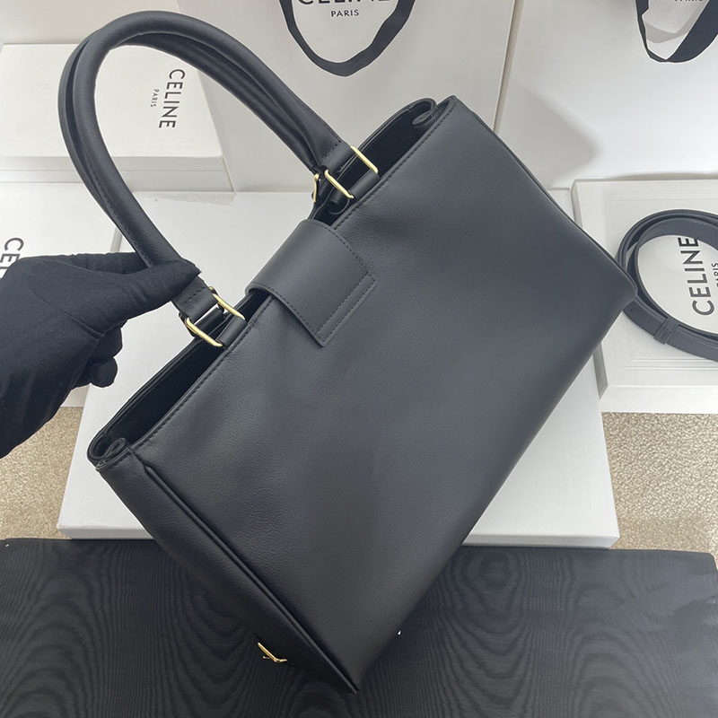 最高級セリーヌスーパーコピー セリーヌバッグコピー ミディアム アポリーヌ バッグ 114963FK6.38NO ブラック セリーヌ トートバッグ 新作 2025 - 画像 (9)