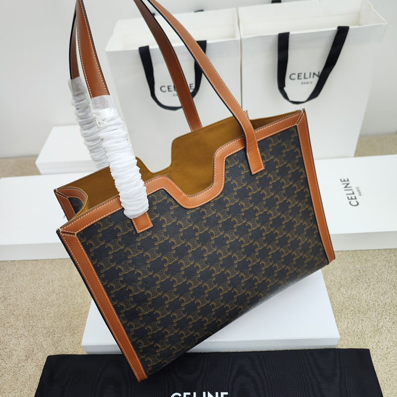 最高級セリーヌスーパーコピー セリーヌバッグコピー カバ 16(セーズ) 112583FEI.04LU タン カーフスキン セリーヌ トートバッグ 人気 - 画像 (9)