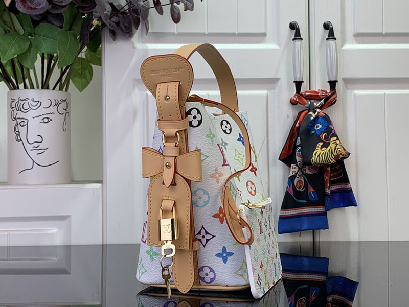 村上隆 ルイヴィトン LV × TM オール・イン BB マルチカラー M13089 モノグラム ゴールド金具 ルイヴィトン 村上隆 2025 新作バッグ - 画像 (9)