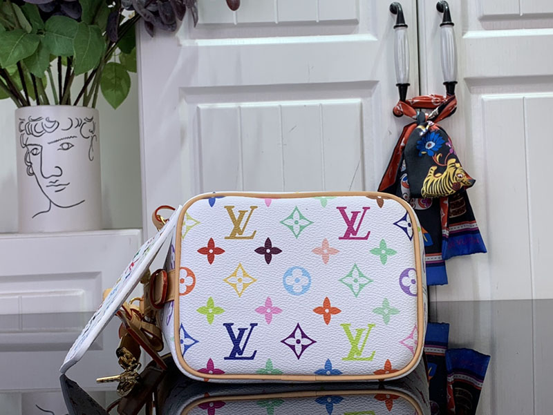 村上隆 ルイヴィトン LV × TM オール・イン BB マルチカラー M13089 モノグラム ゴールド金具 ルイヴィトン 村上隆 2025 新作バッグ - 画像 (7)