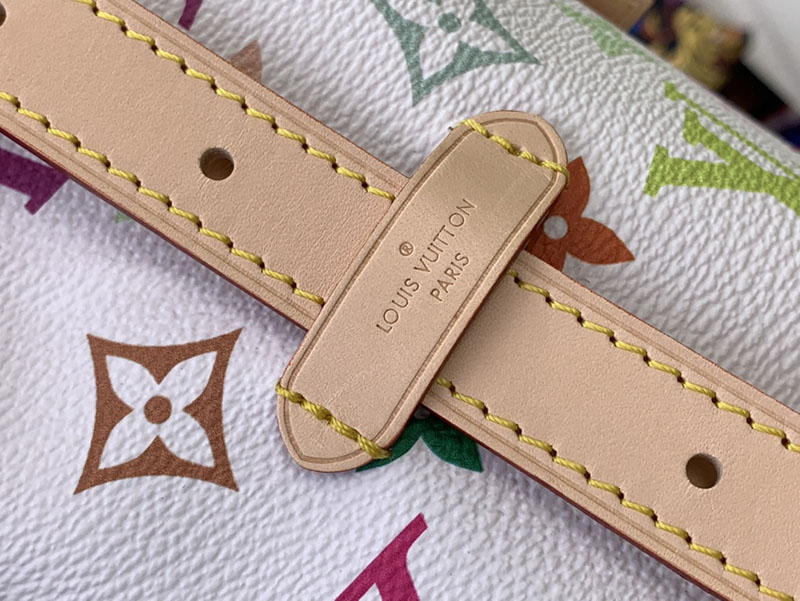 村上隆 ルイヴィトン LV × TM キャリーオール NM PM マルチカラー M13661 モノグラム ゴールド金具 ルイヴィトン 村上隆 2025 新作バッグ - 画像 (4)