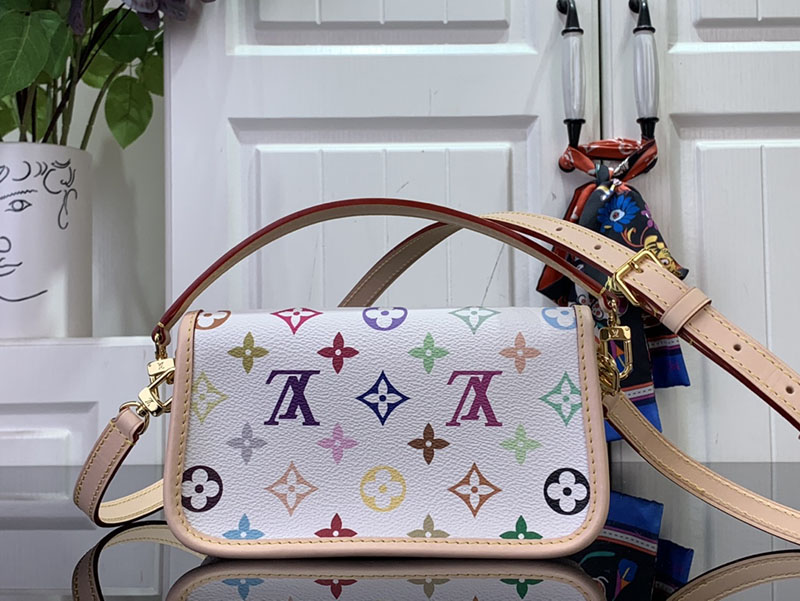 村上隆 ルイヴィトン LV × TM Nano Diane マルチカラー M14194 モノグラム ゴールド金具 ルイヴィトン 村上隆 2025 新作バッグ - 画像 (8)