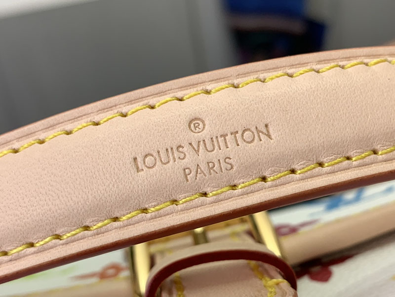 村上隆 ルイヴィトン LV × TM Nano Diane マルチカラー M14194 モノグラム ゴールド金具 ルイヴィトン 村上隆 2025 新作バッグ - 画像 (5)