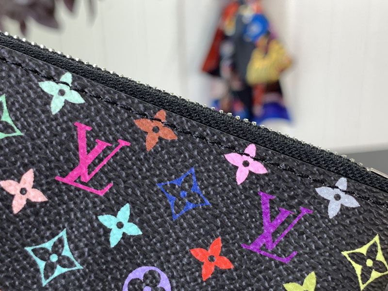 村上隆 ルイヴィトン LV × TM ポシェット・クレ マルチカラー M13664 モノグラム ルイヴィトン 村上隆 2025 第二弾 - 画像 (5)