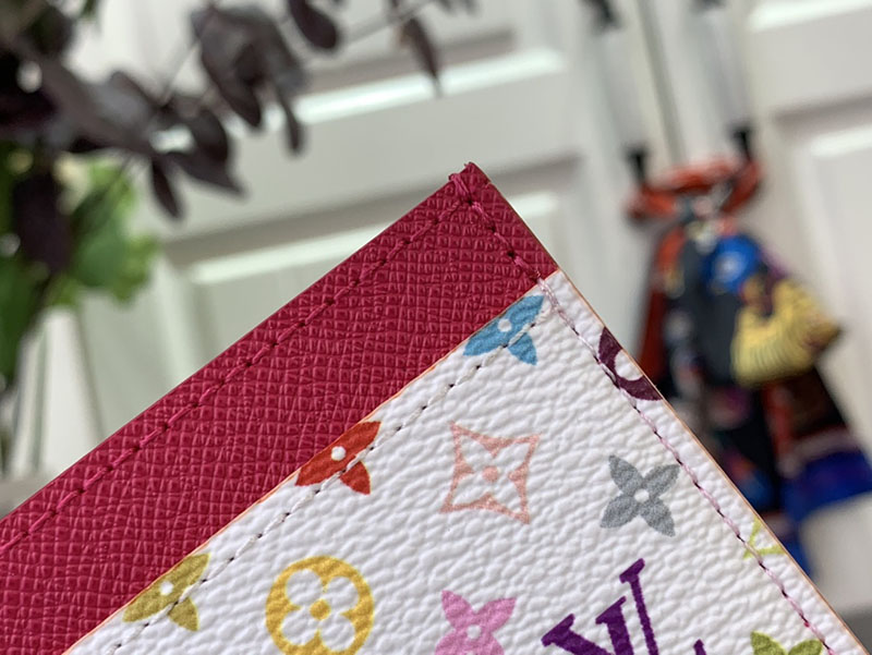 村上隆 ルイヴィトン LV × TM カードケース ポルト カルト・サーンプル マルチカラー M13403 モノグラム ルイヴィトン 村上隆 人気 - 画像 (6)