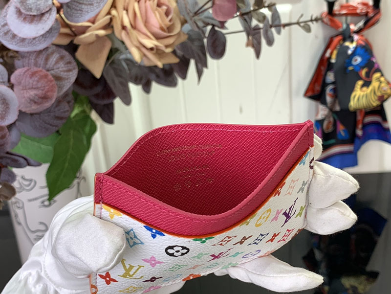 村上隆 ルイヴィトン LV × TM カードケース ポルト カルト・サーンプル マルチカラー M13403 モノグラム ルイヴィトン 村上隆 人気 - 画像 (2)
