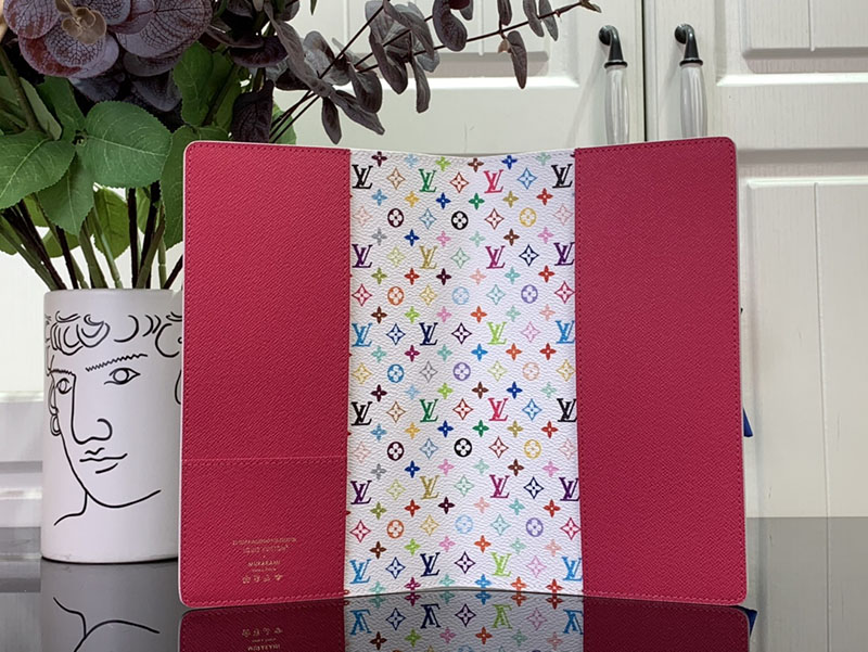 ルイヴィトンブックカバーコピー LV x TM Monogram Multicolore Emily Notebook Cover MM GI1299 ルイヴィトン 村上隆 新作 - 画像 (3)
