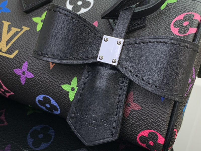 村上隆 ルイヴィトン LV × TM ナノ・スピーディ マルチカラー M13406 モノグラム ゴールド金具 ルイヴィトン 村上隆 2025 新作バッグ - 画像 (7)